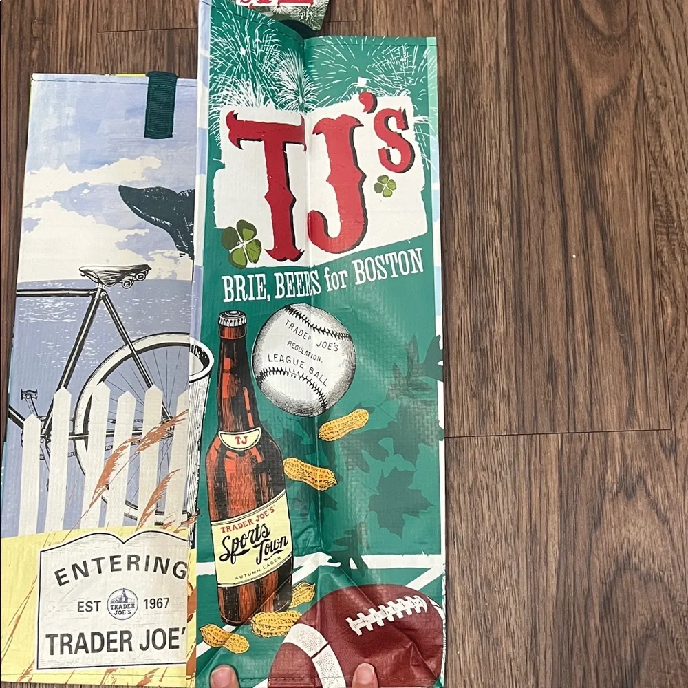 Trader Joe's BOSTON Mystery Bag Reusable Tote Bag